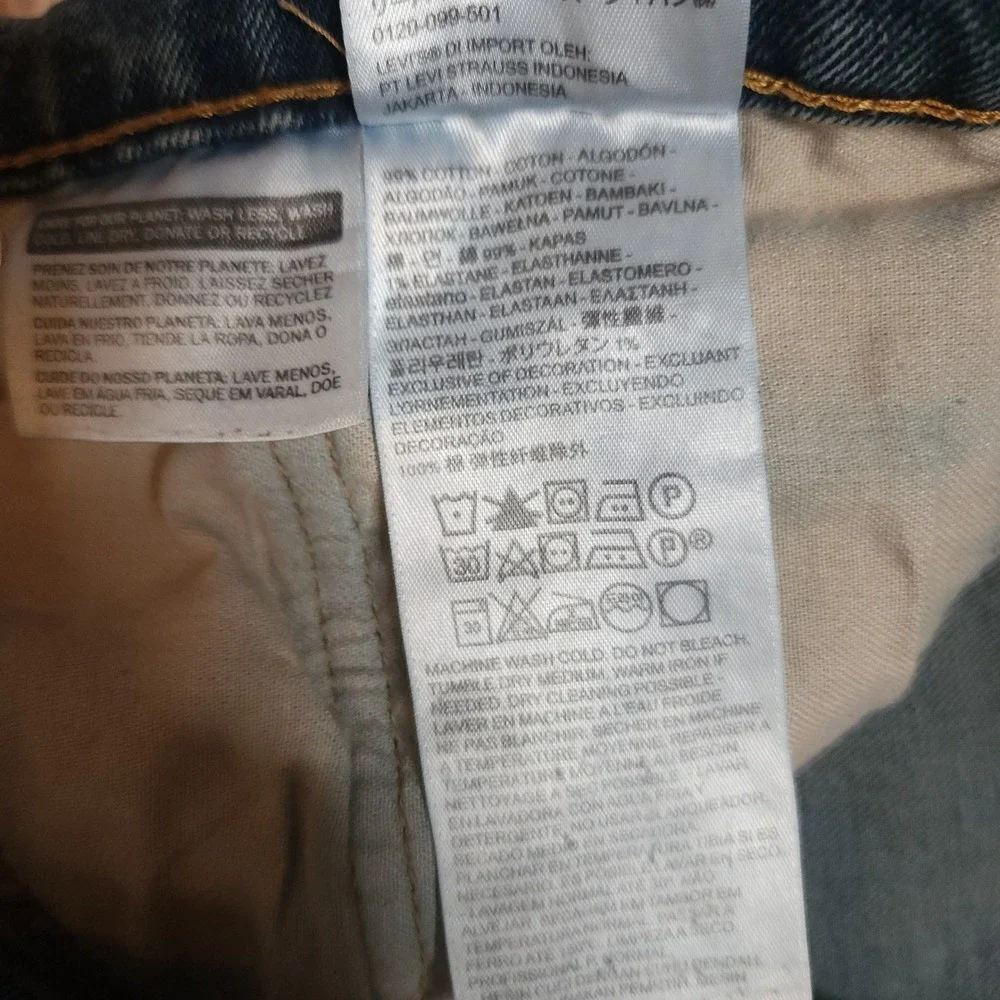 Levi's‎ 505 Regular Fit Jeans Mens 38x32 Blue Medium Wash Straight Leg Denim